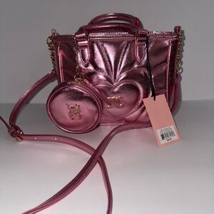 Juicy Couture Pink Metallic Women's Bag Set